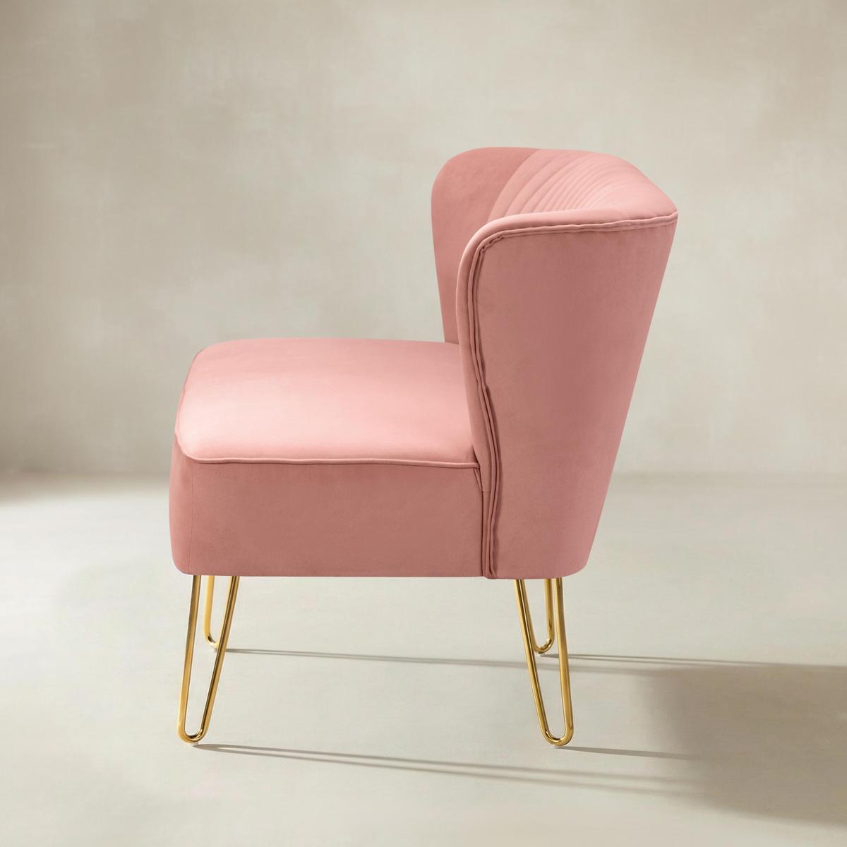 Ainhoa Velvet Loveseat with Hairpin Legs - HULALA HOME