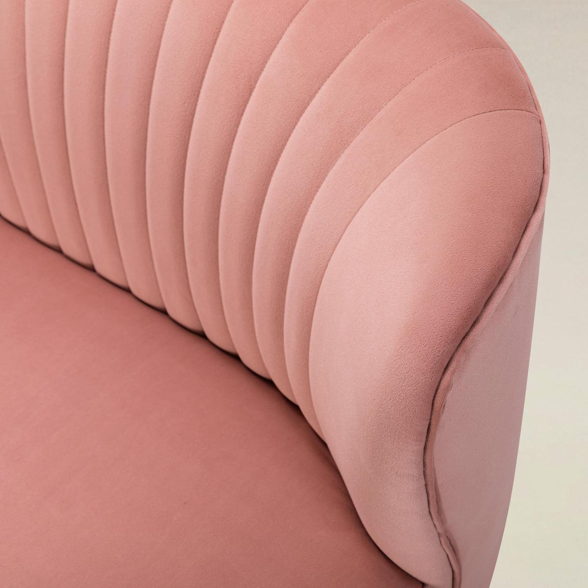 Ainhoa Velvet Loveseat with Hairpin Legs - HULALA HOME