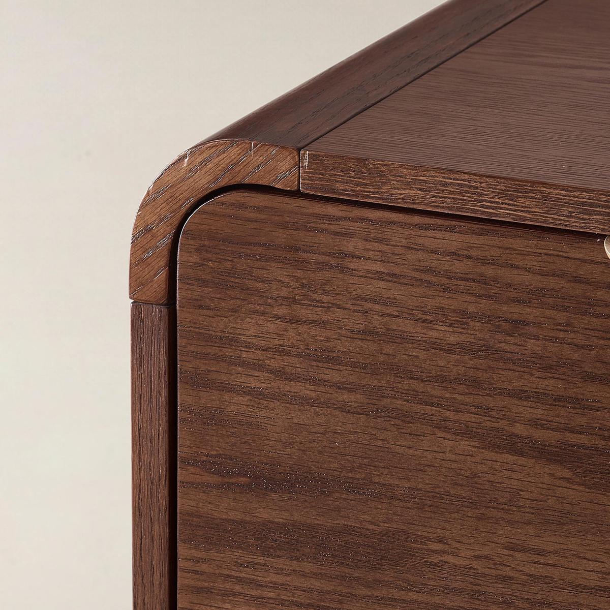 Baggio Modern 2-Drawer Filing Cabinet with Charging