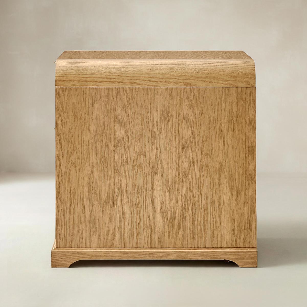 Baggio Modern 2-Drawer Filing Cabinet with Charging