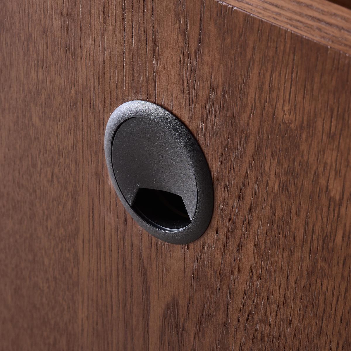 Baggio Modern 2-Drawer Filing Cabinet with Charging