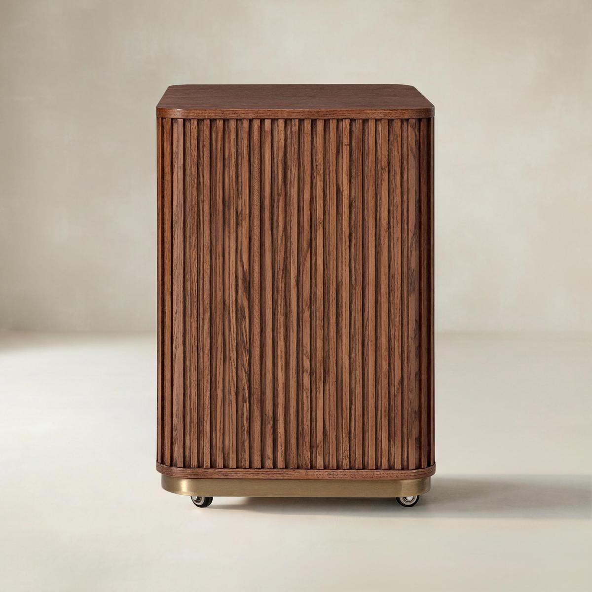 Mason Modern Fluted 3-Drawer Filing Cabinet