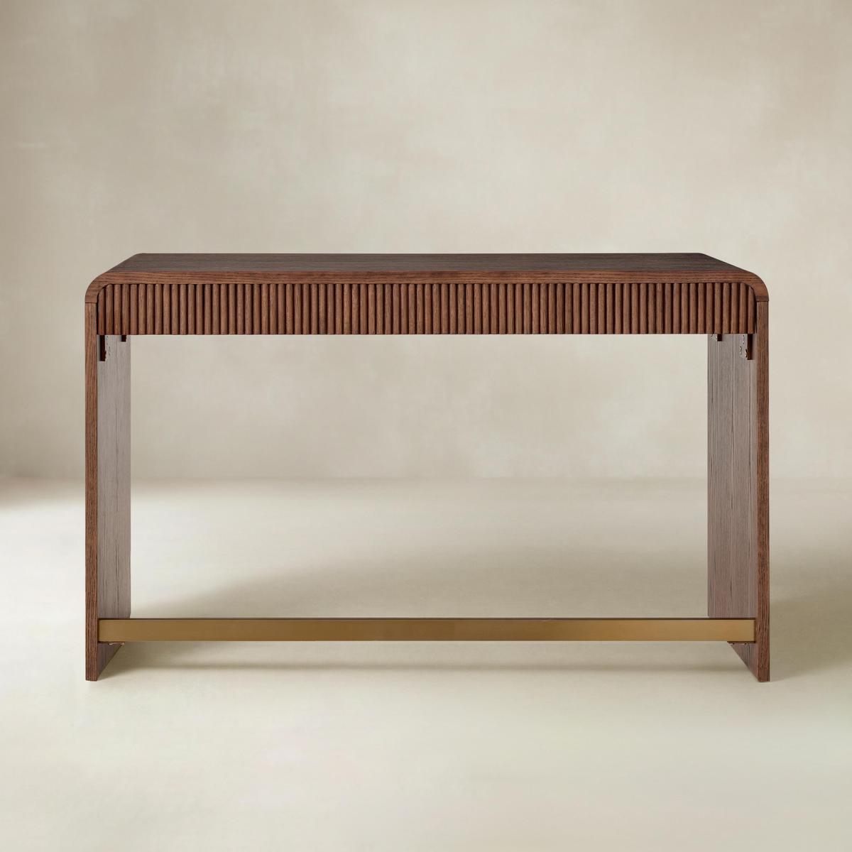 Baggio Modern Fluted Home Office Desk