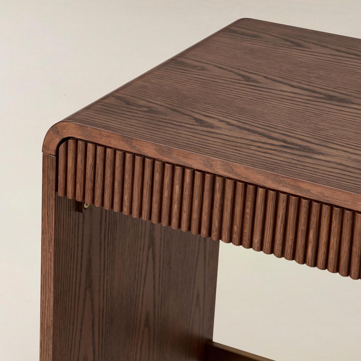 Baggio Modern Fluted Home Office Desk