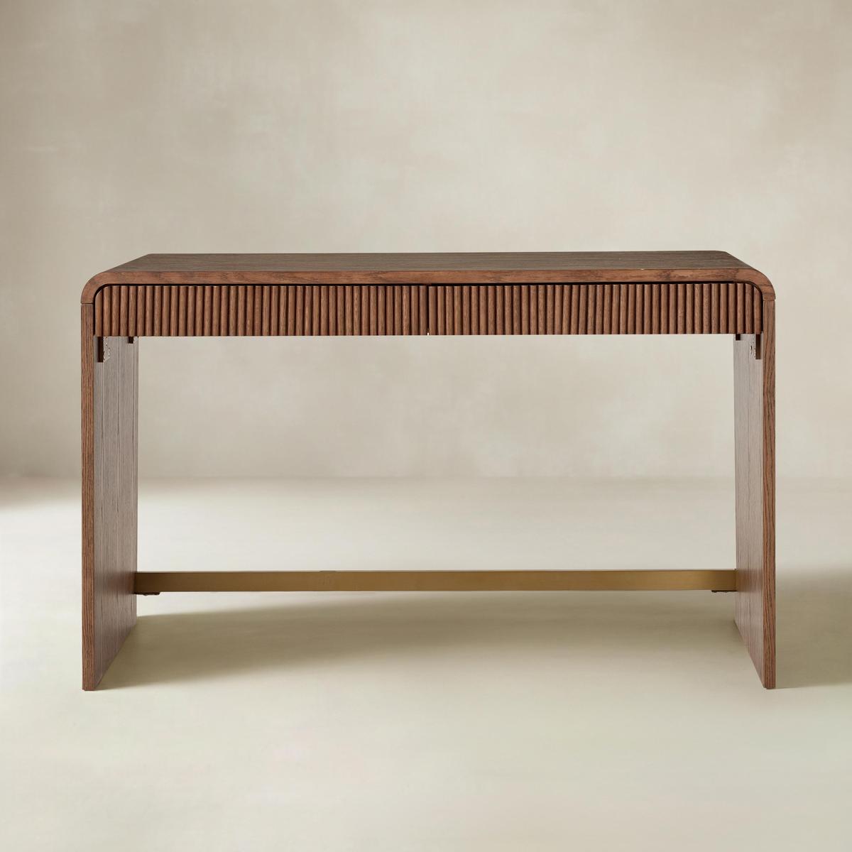 Baggio Modern Fluted Home Office Desk