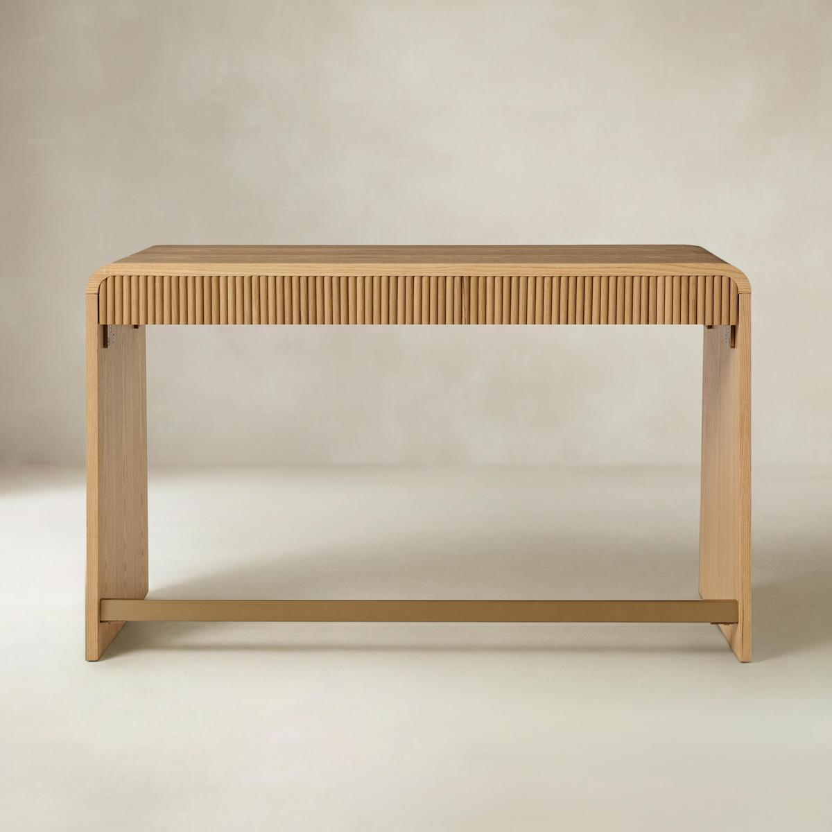 Baggio Modern Fluted Home Office Desk