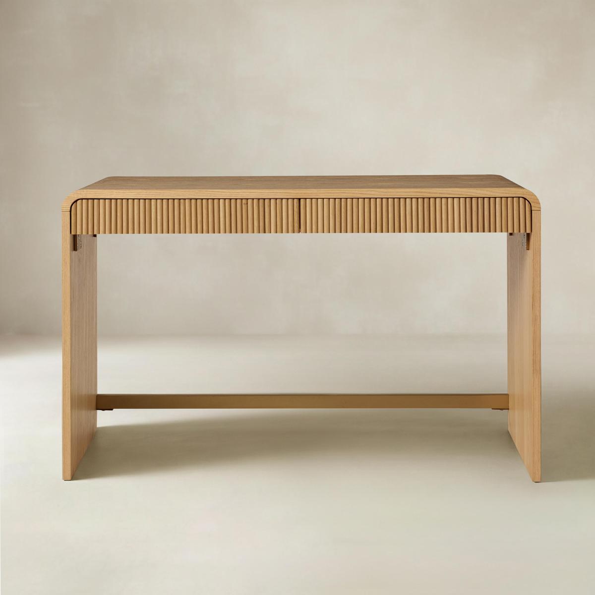 Baggio Modern Fluted Home Office Desk