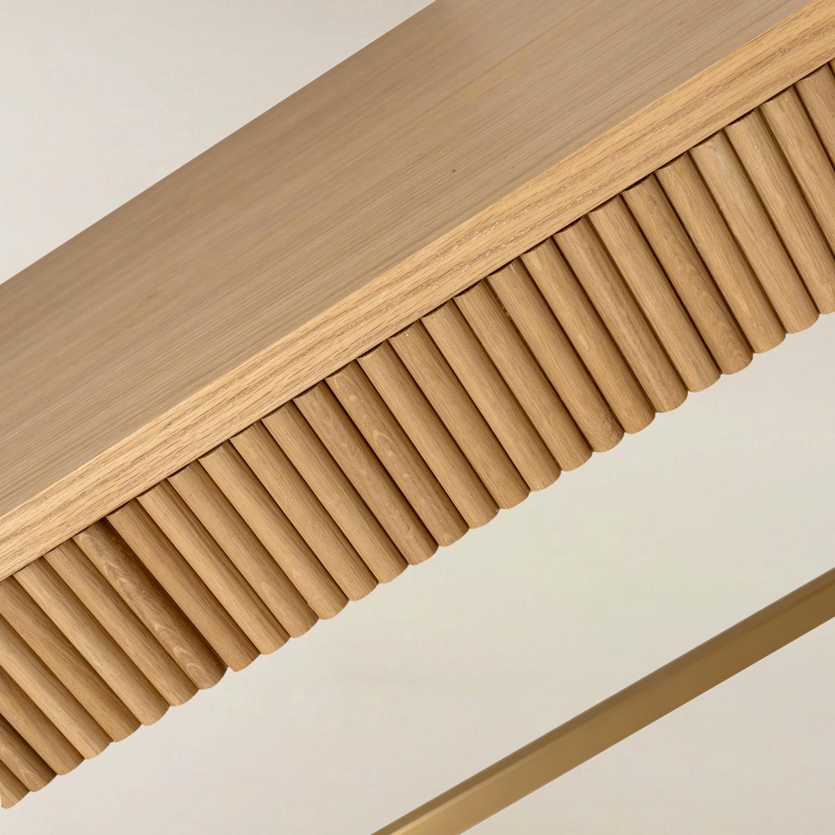 Baggio Modern Fluted Home Office Desk