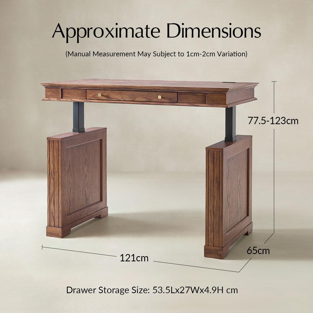 Julia Farmhouse  Electric Adjustable Standing Desk