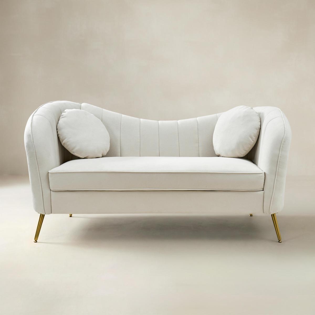 Emilio Loveseat Sofas with Plush Cushion