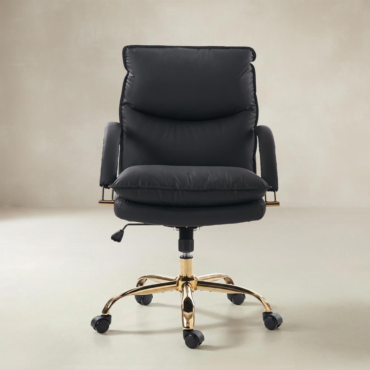 Sandy Swivel Office Chair with Armrests