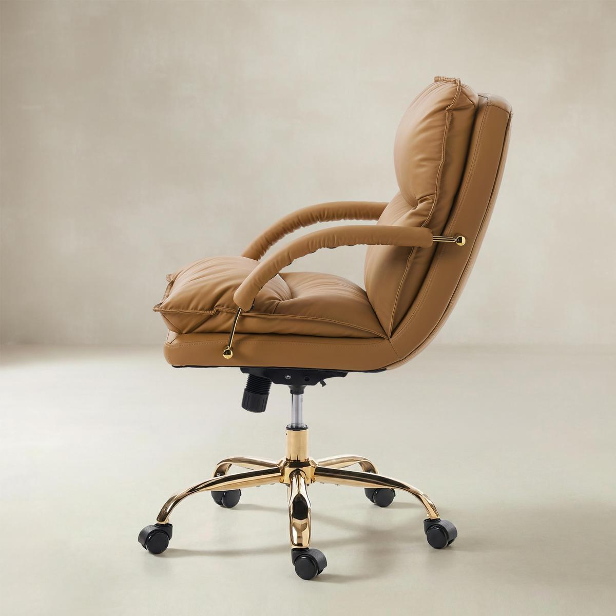 Sandy Swivel Office Chair with Armrests