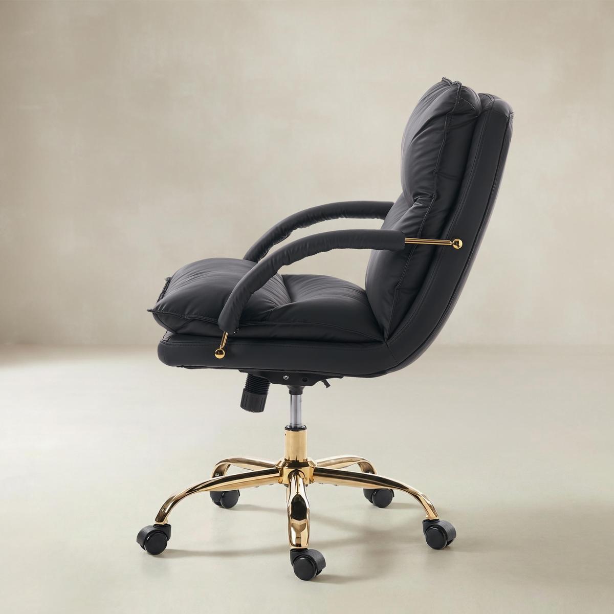 Sandy Swivel Office Chair with Armrests