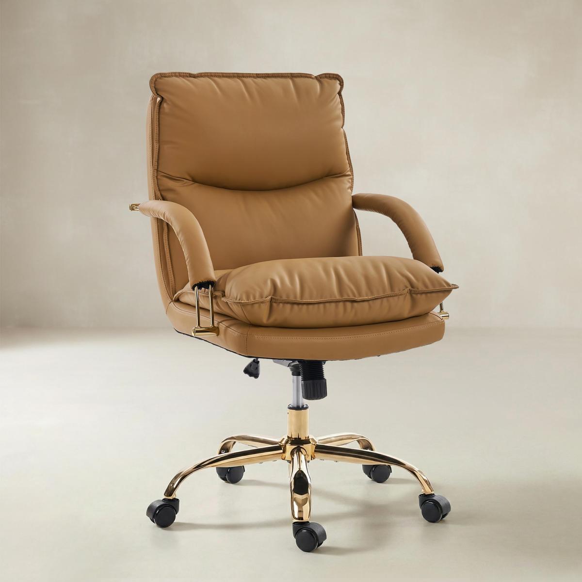 Sandy Swivel Office Chair with Armrests
