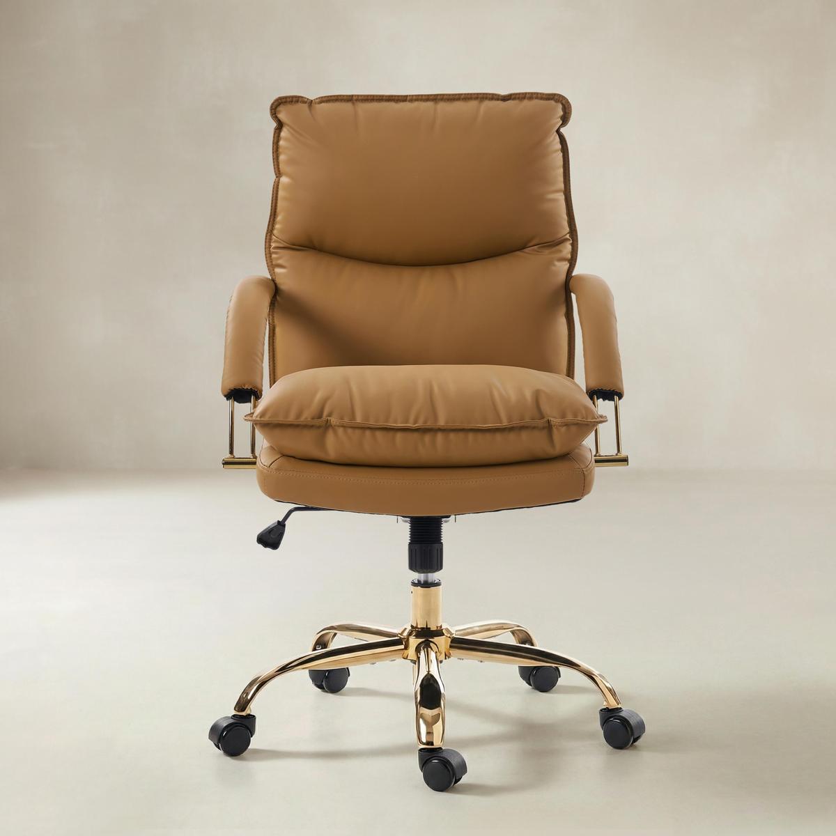 Sandy Swivel Office Chair with Armrests
