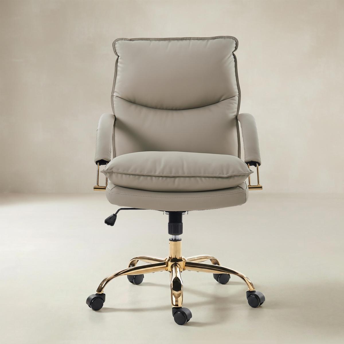 Sandy Swivel Office Chair with Armrests