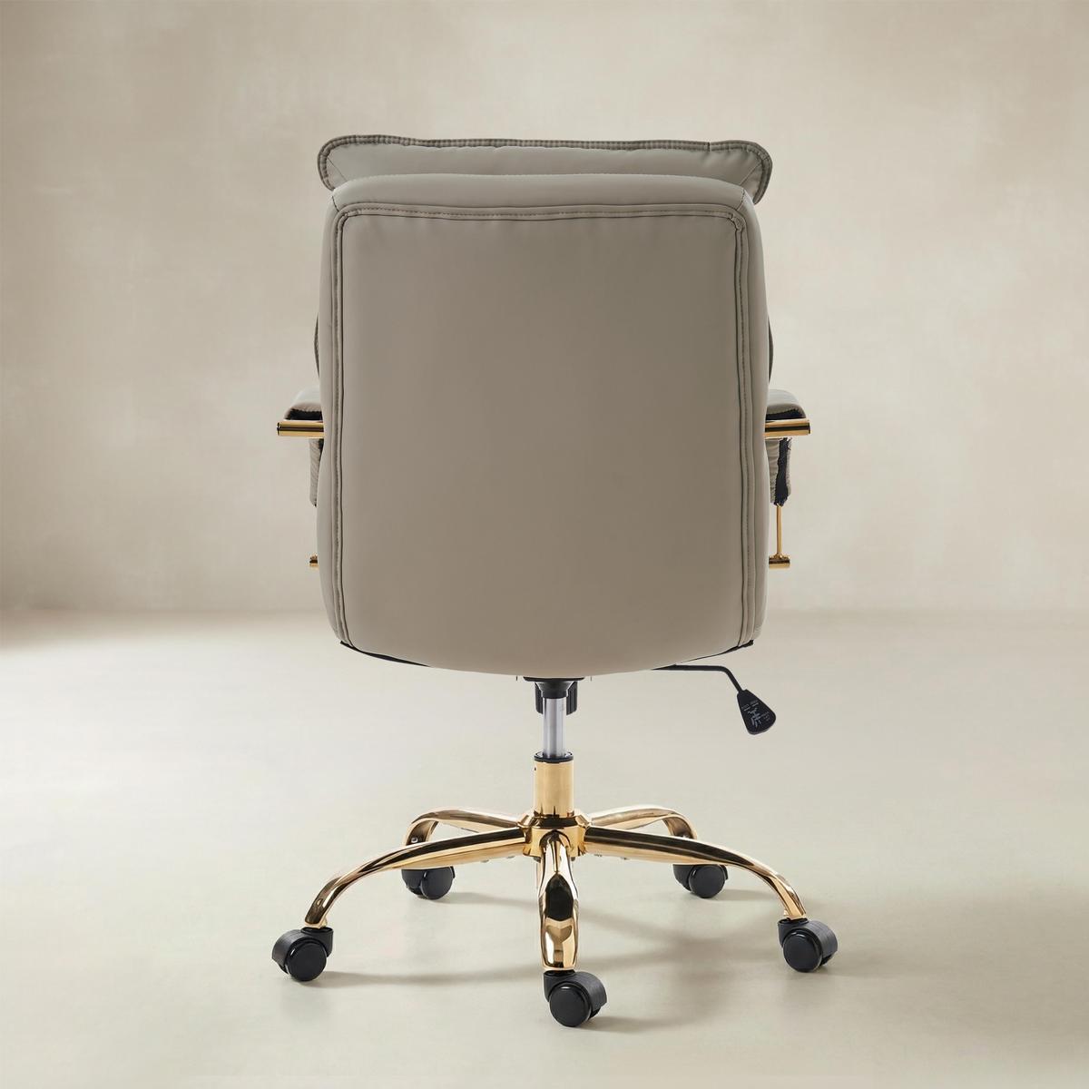 Sandy Swivel Office Chair with Armrests