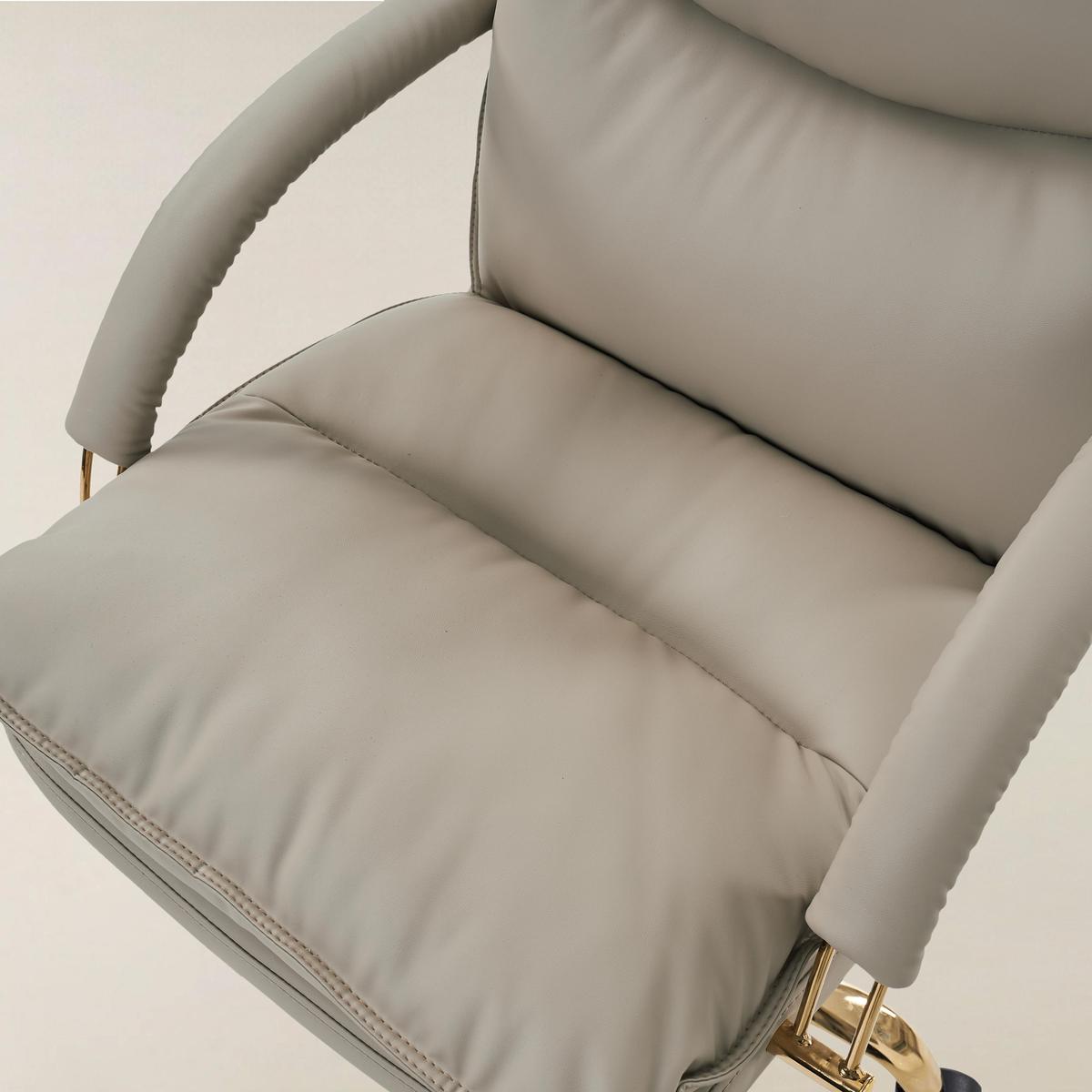 Sandy Swivel Office Chair with Armrests