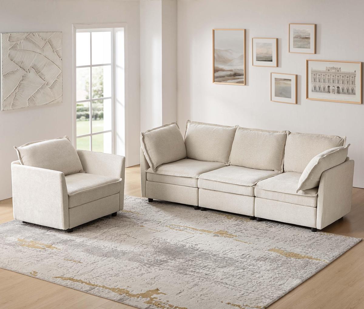 Victoria Modular Sectional Sofa with Storage