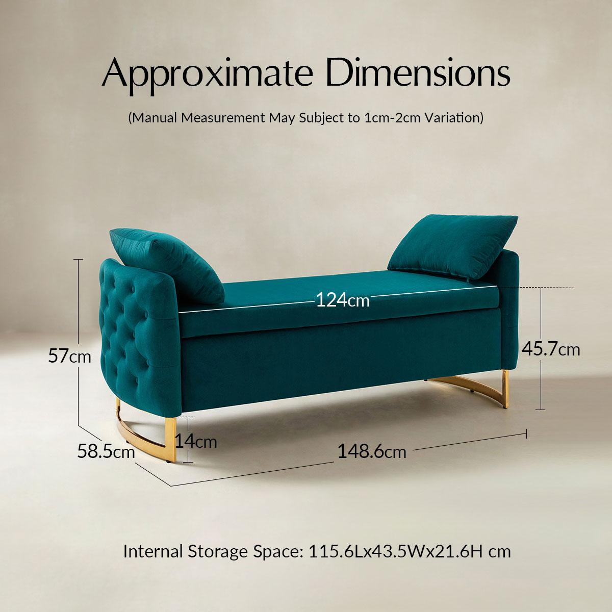 Angelo Upholstered Flip Top Storage Bench