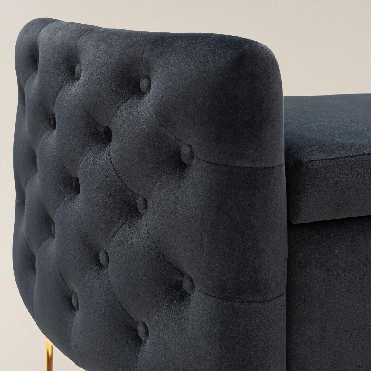 Upholstered Flip Top Storage Bench