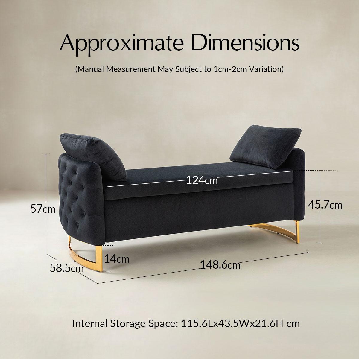 Angelo Upholstered Flip Top Storage Bench