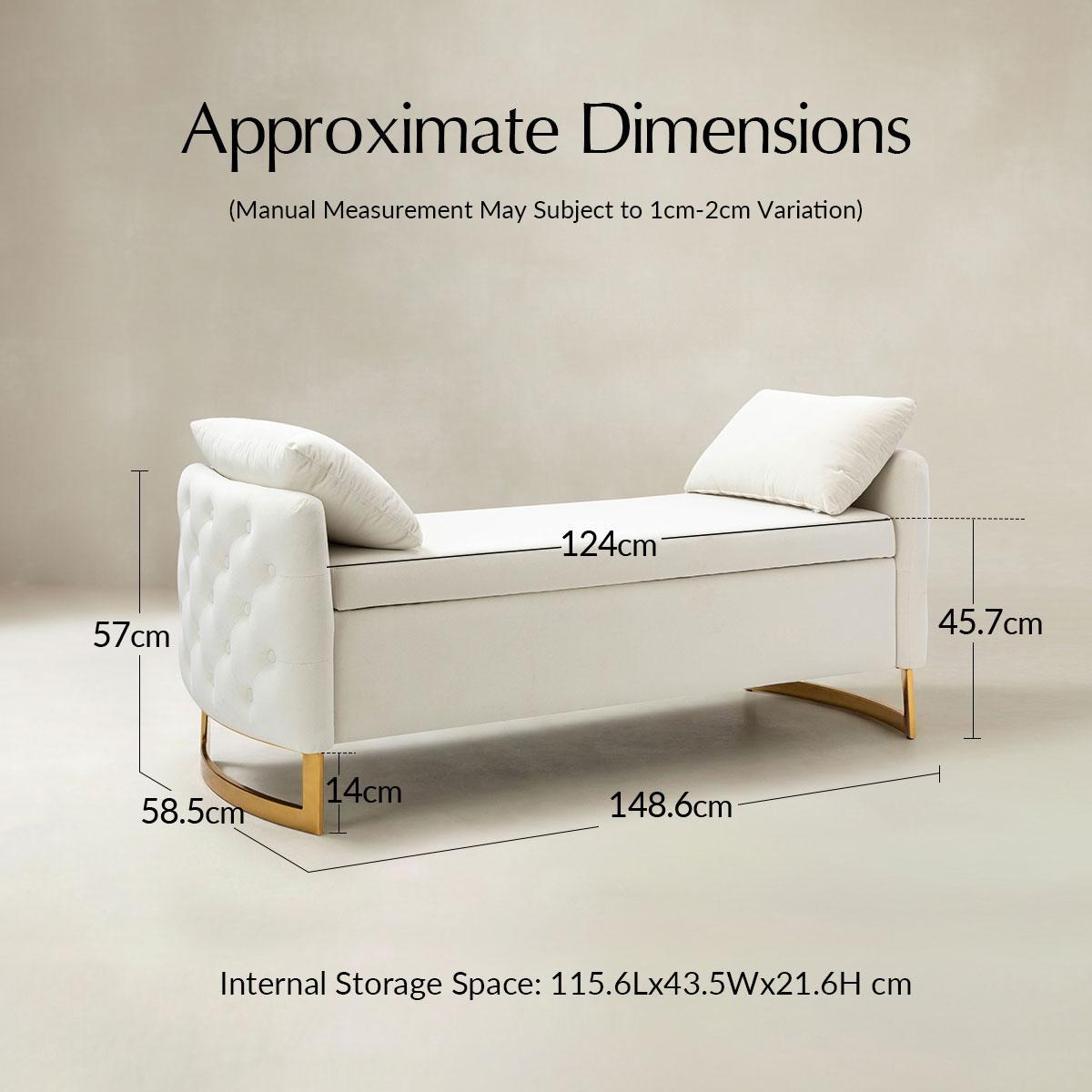 Angelo Upholstered Flip Top Storage Bench