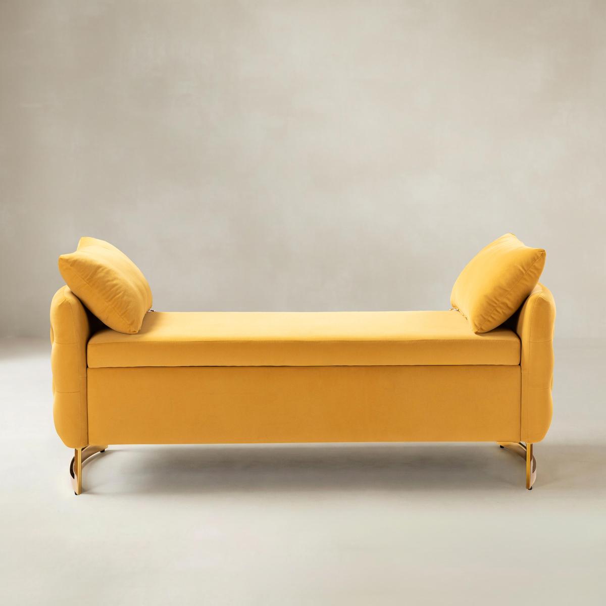 Angelo Upholstered Flip Top Storage Bench