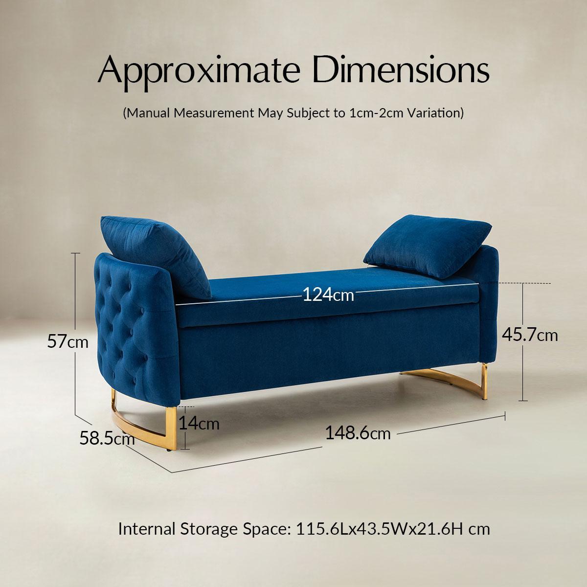 Angelo Upholstered Flip Top Storage Bench