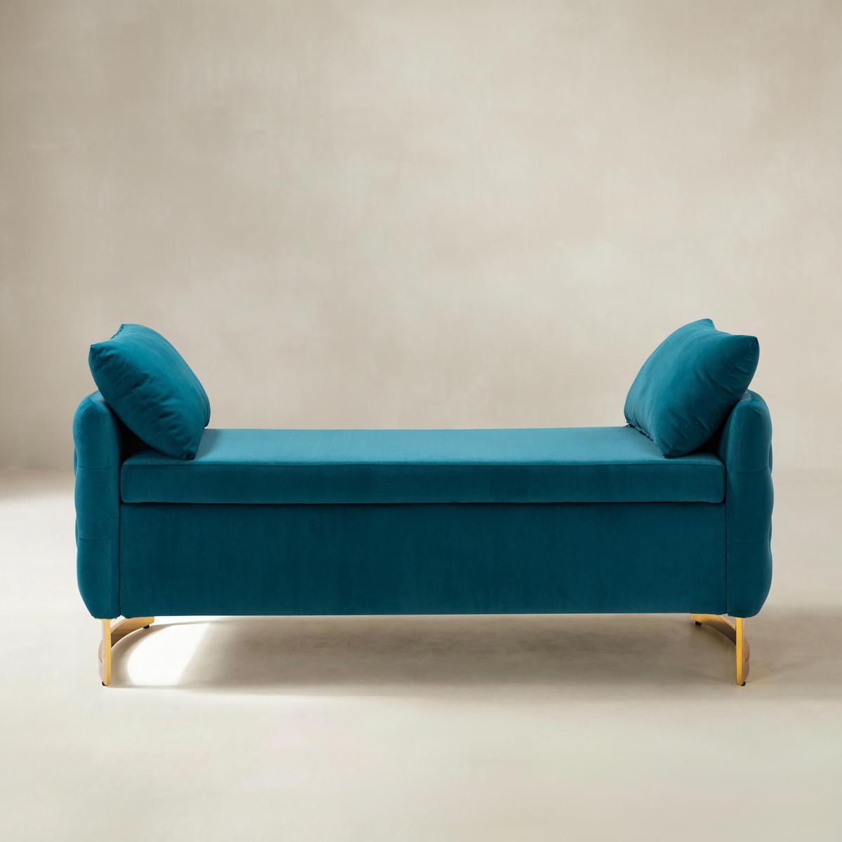 Angelo Upholstered Flip Top Storage Bench