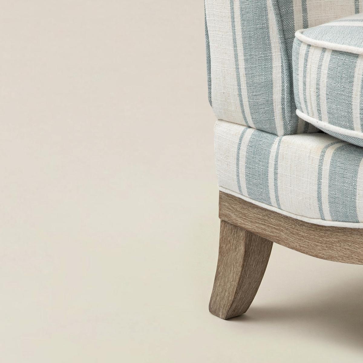 Randolph Elegant Farmhouse Style Armchair with Solid Wood Arms