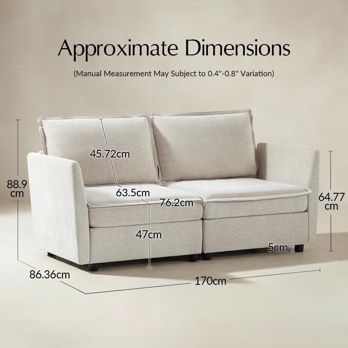Victoria Modular Sectional Sofa with Storage