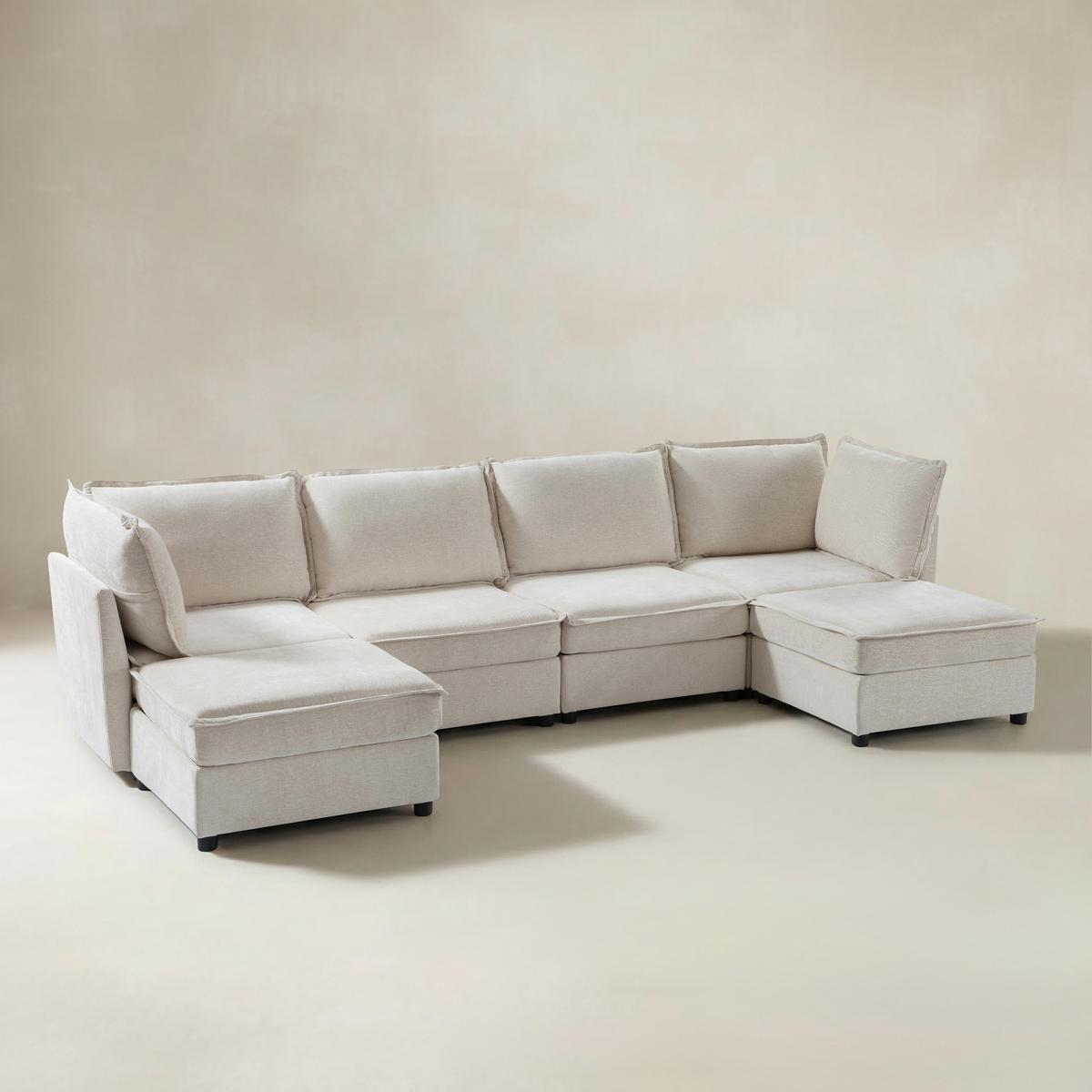 Modular Sectional Sofa with Storage