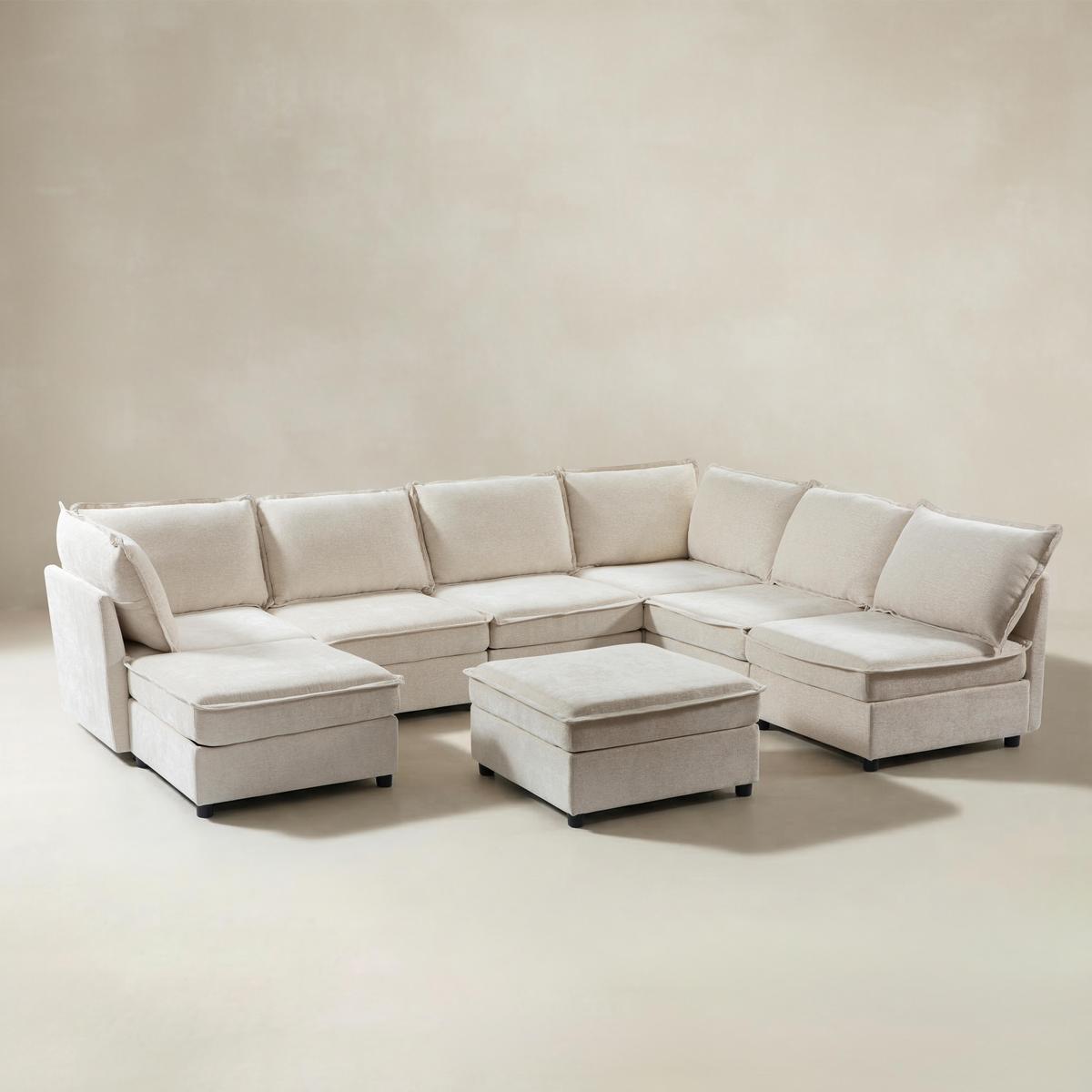 Modular Sectional Sofa with Storage