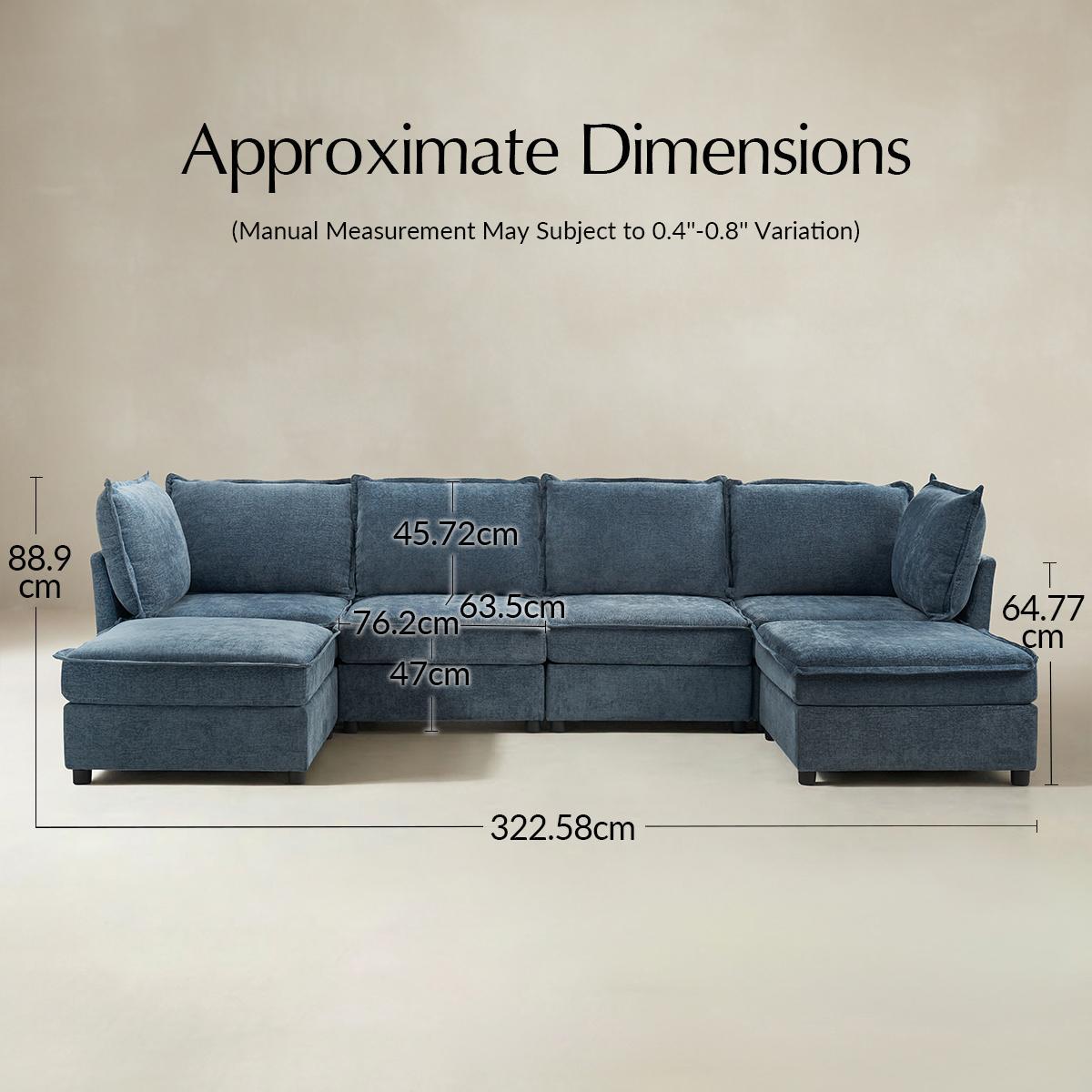 Victoria Modular Sectional Sofa with Storage