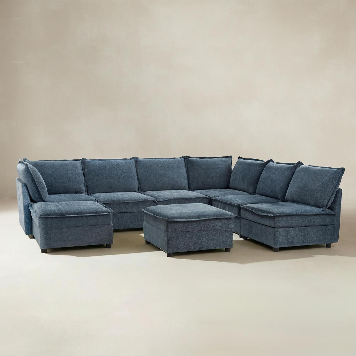 Modular Sectional Sofa with Storage