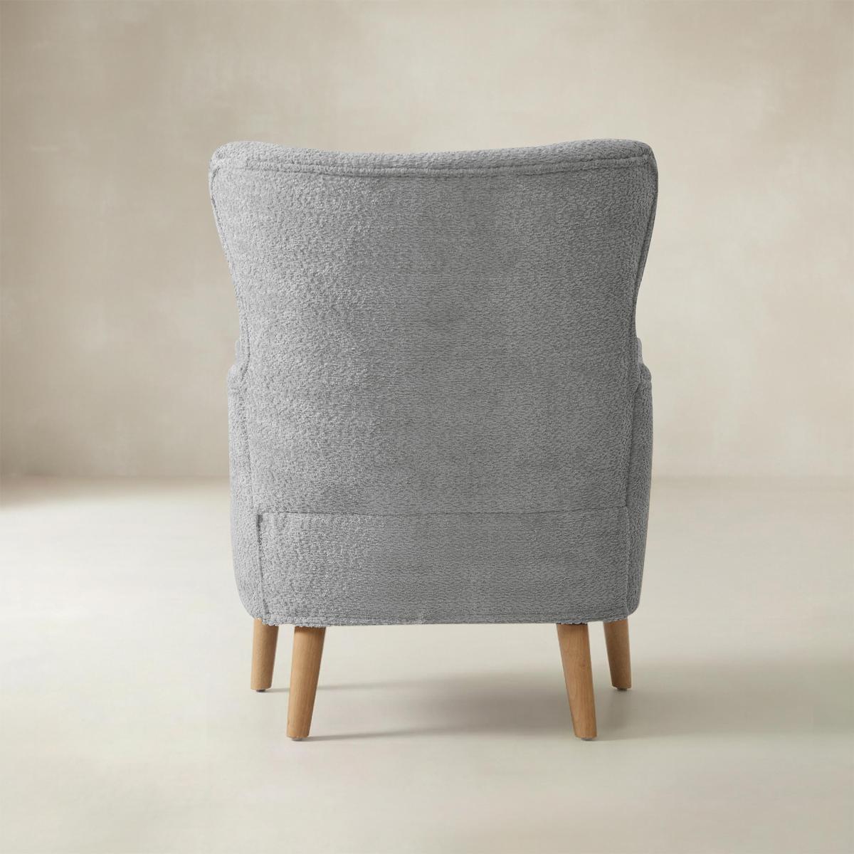 Dorothy Upholstered Armchair with Rubber Wood & Durable Legs