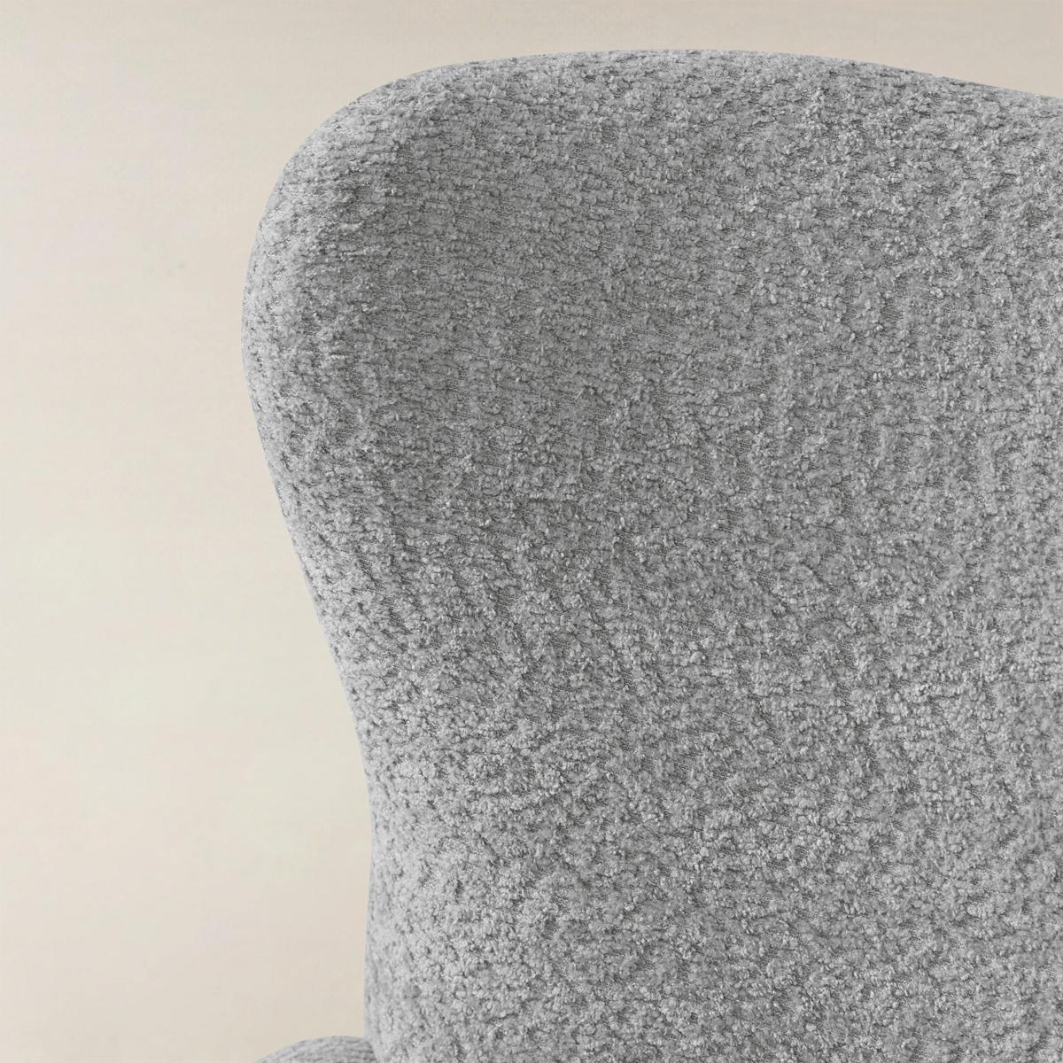 Dorothy Upholstered Armchair with Rubber Wood & Durable Legs