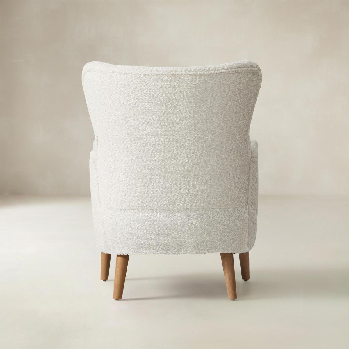 Dorothy Upholstered Armchair with Rubber Wood & Durable Legs