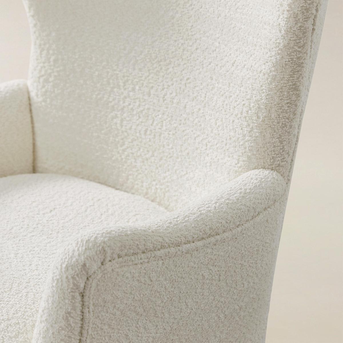 Dorothy Upholstered Armchair with Rubber Wood & Durable Legs