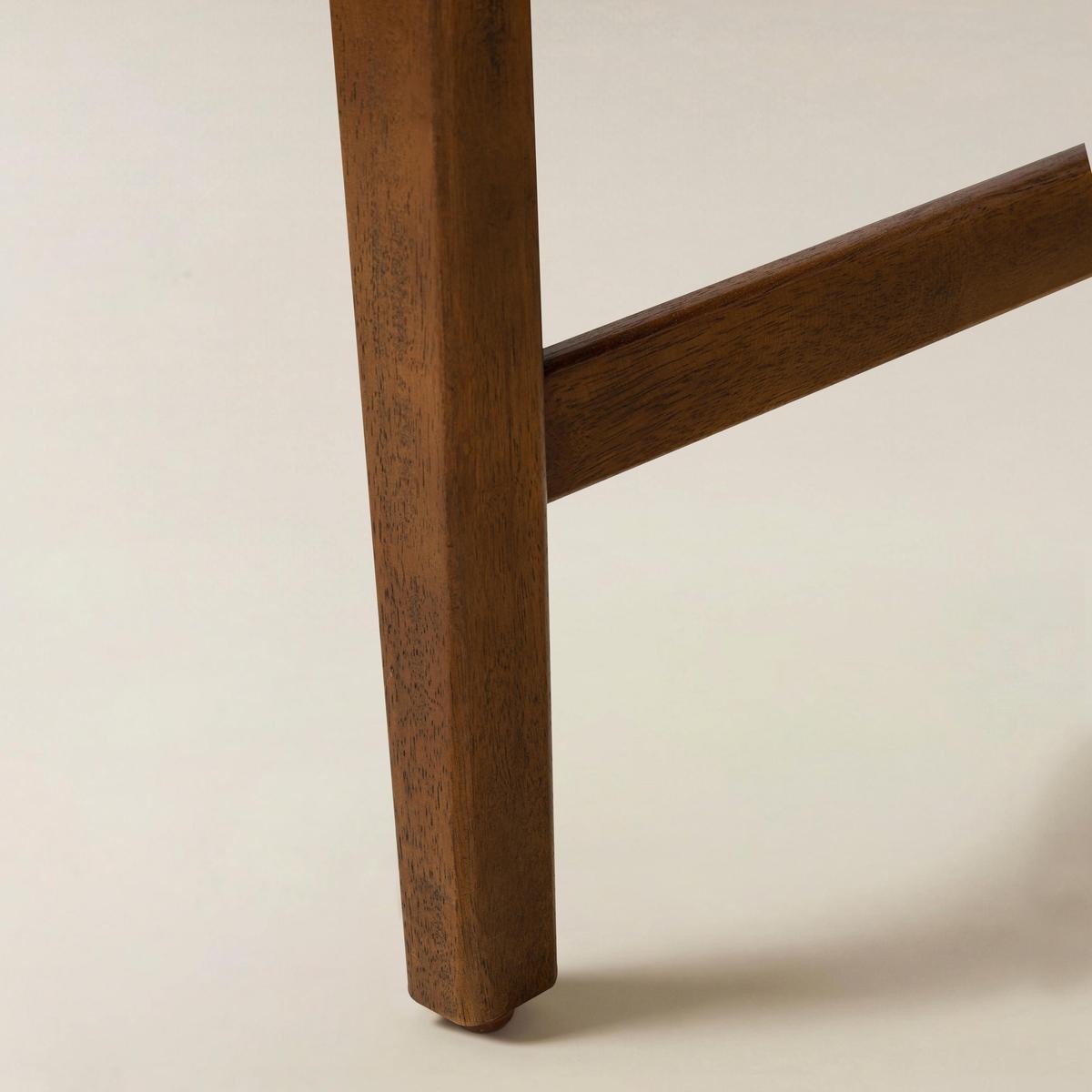 Charlotte Mid-Century Desk with Drawers & Charging Station