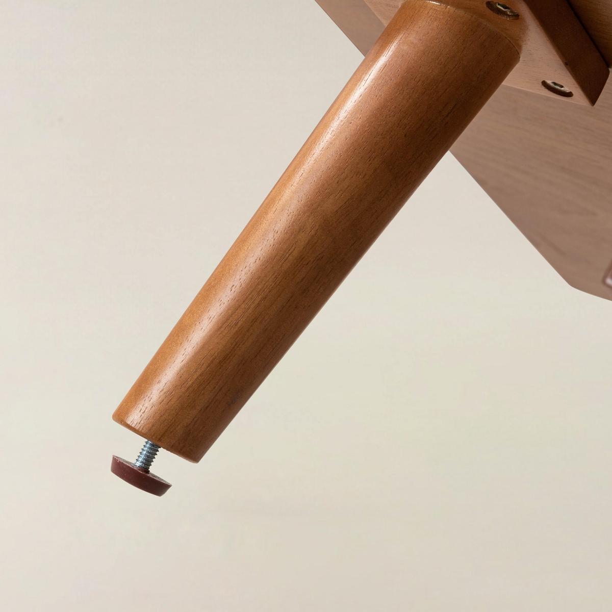 Janet 3 Drawer Mid Century Bedside Table with Charging Station