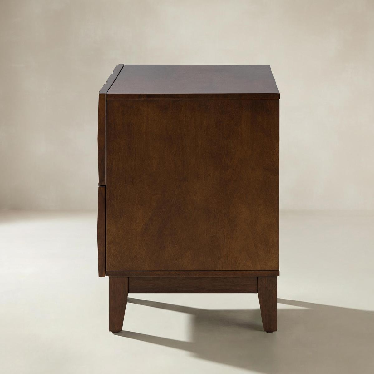 Kamu 2 - Drawer Bedside Table with Built-In Outlets