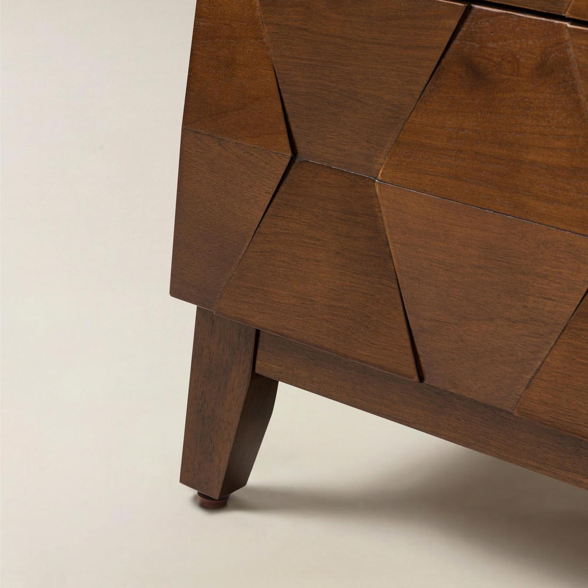 2 - Drawer Nightstand with Built-In Outlets