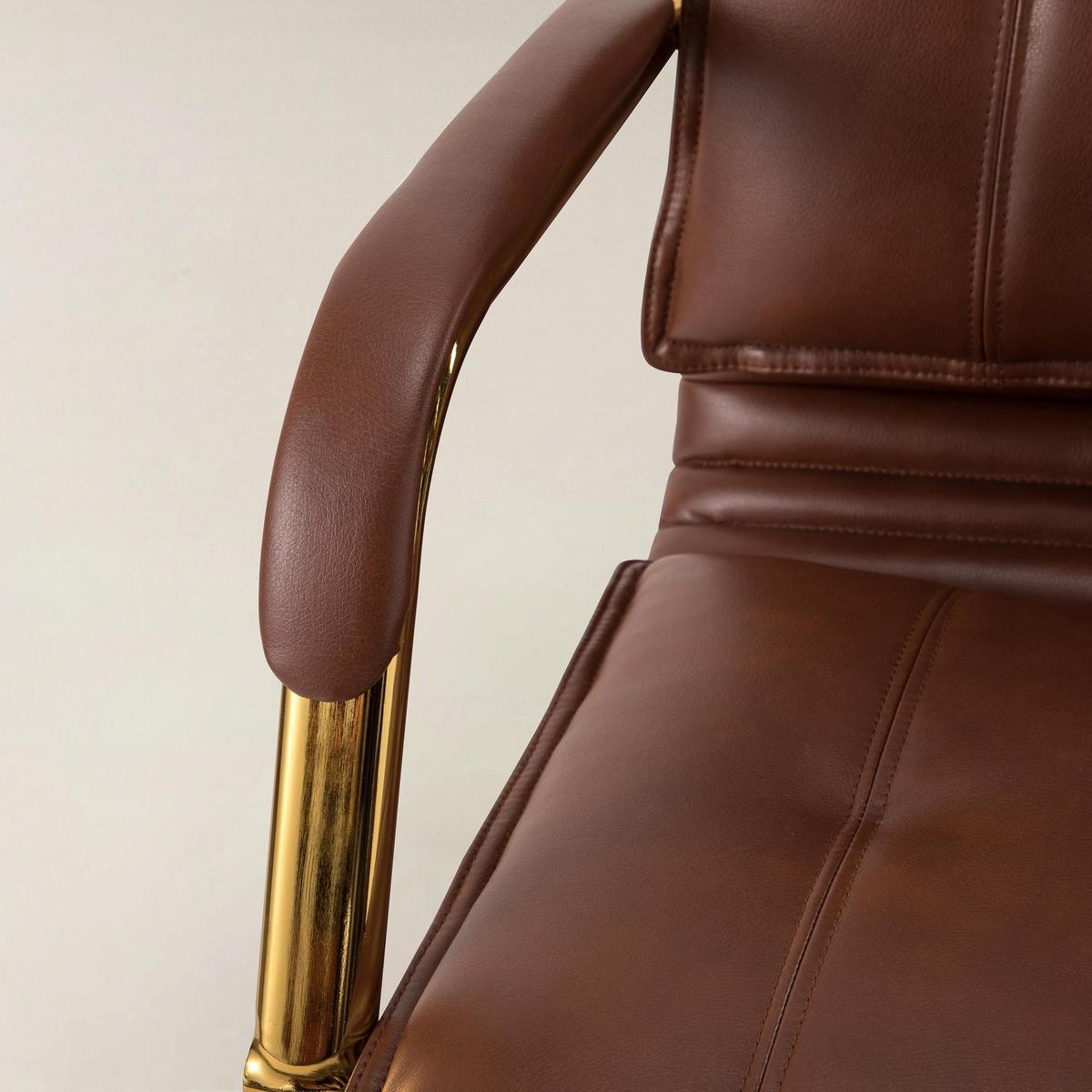 Michele Vegan Leather Adjustable Task Chair