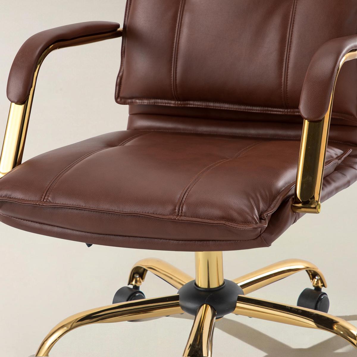 Michele Vegan Leather Adjustable Task Chair