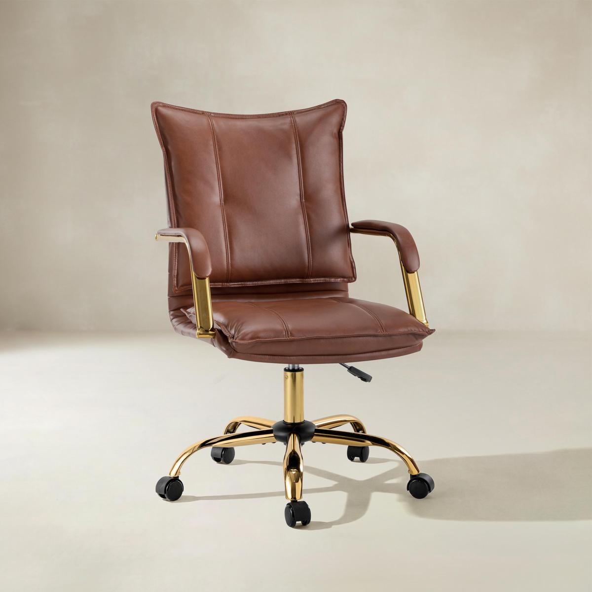 Michele Vegan Leather Adjustable Task Chair