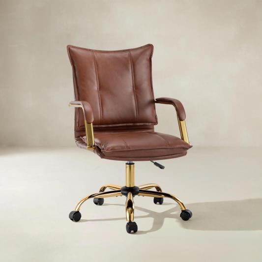 Michele Vegan Leather Adjustable Task Chair