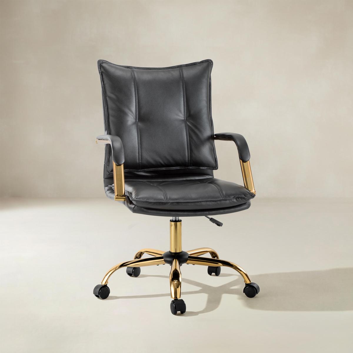 Michele Vegan Leather Adjustable Task Chair