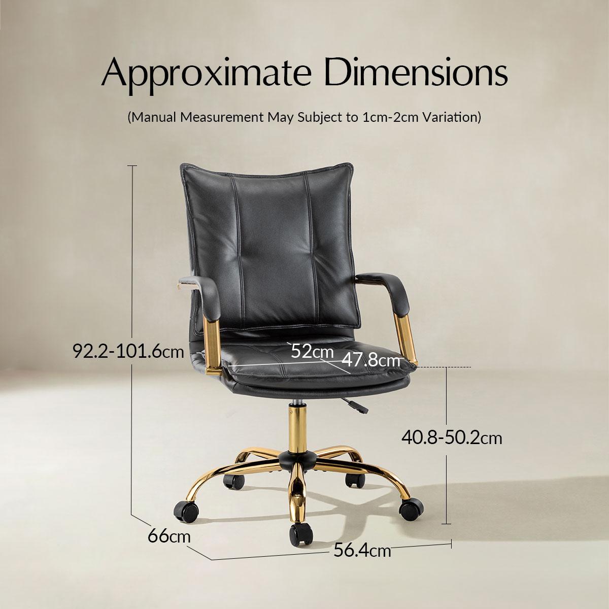 Michele Vegan Leather Task Chair - HULALA HOME